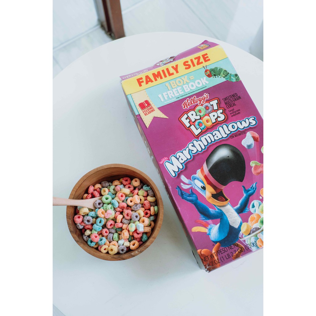 Kellogg's Froot Loops Marshmallow Cereal Repack 30gr (NON HALAL)