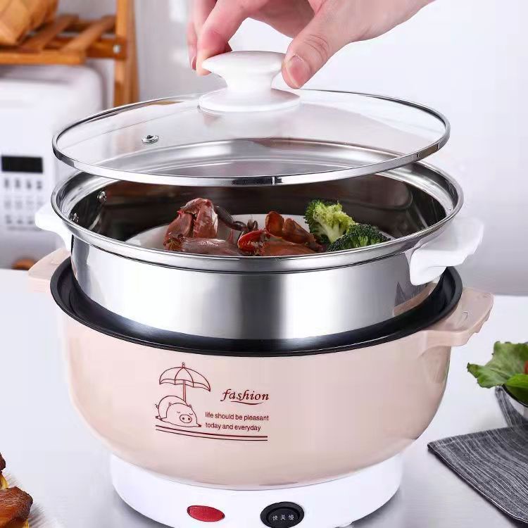 BBQ Grill Pan Hot And Pot 2 in 1 BBQ &amp; Shabu Steamboat Tumis Pemanggang Elektrik - Panci Listrik 2 in 1 Penggoreng