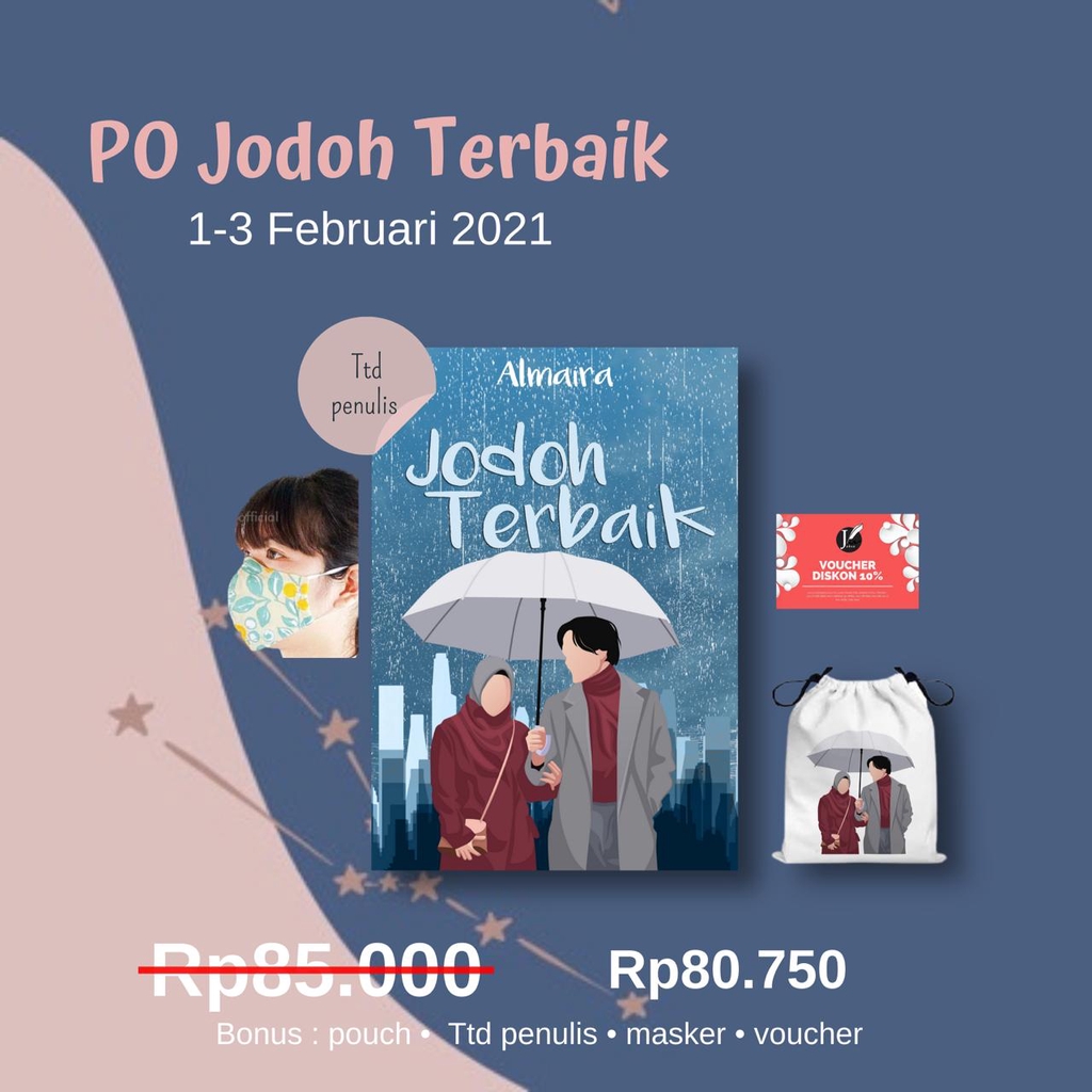 Novel Jodoh Terbaik Almaira Ttd Penulis Bonus Shopee Indonesia