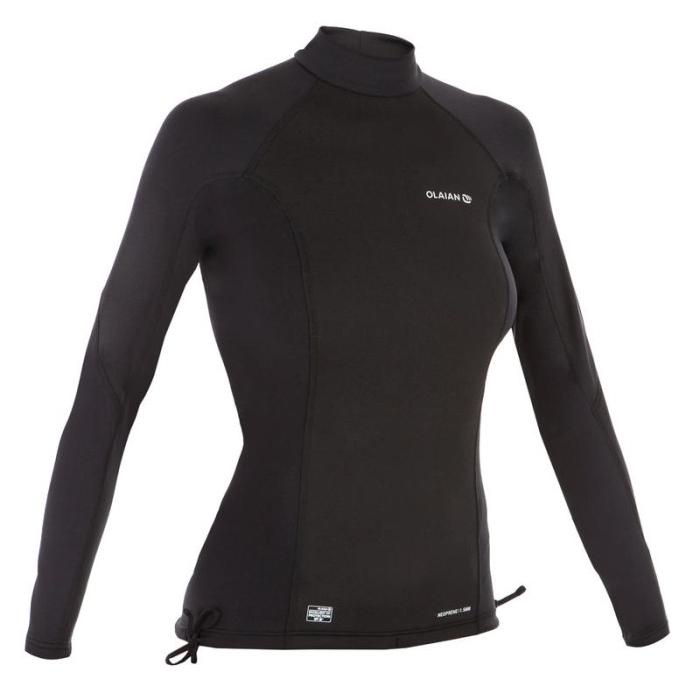 Baju Renang Surfing Snorkeling Wanita Fleece Neoprene Long Sleeve