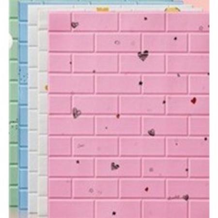 Wallpaper Dinding Foam 3D Kecil Motif BATA Gradient / walpaper dinding Foam HIGH QUALITY-5