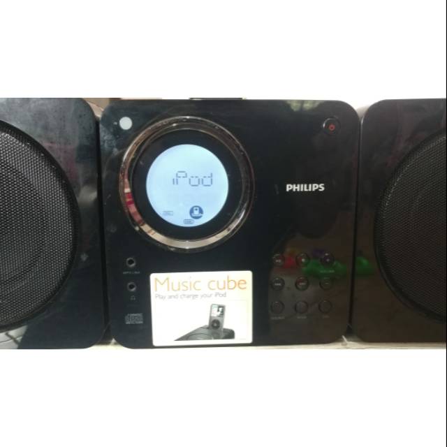 philips DCM105/98 micro sound system / iPod Dock HiFi Compo (free ipod