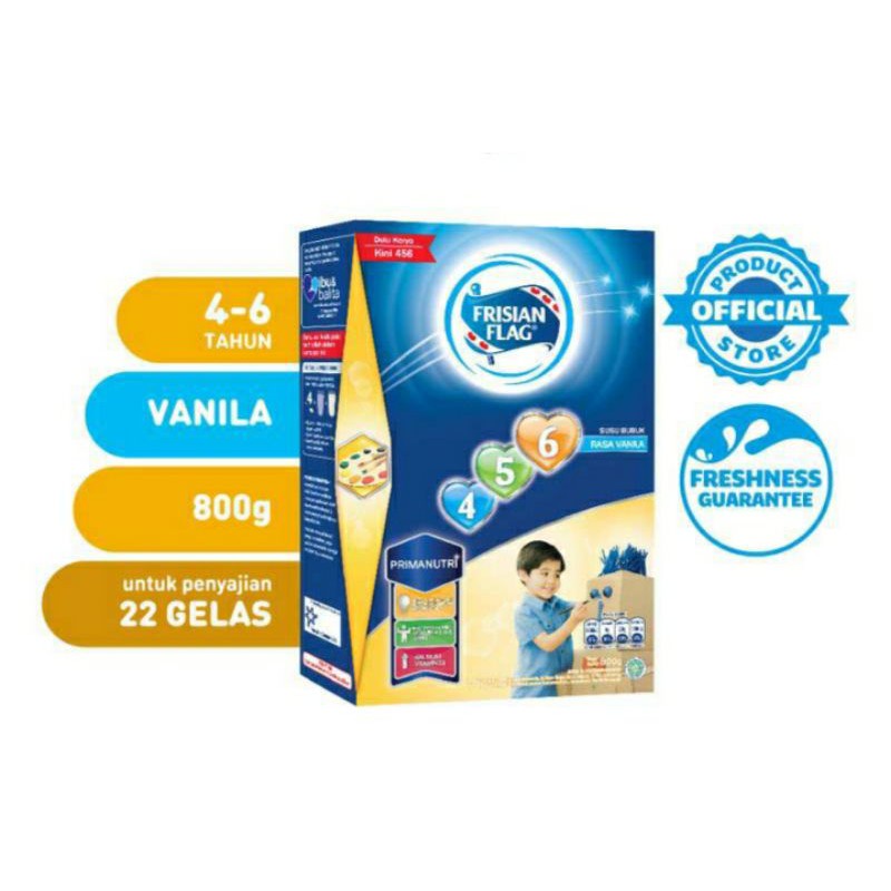 

frisian flag 456 karya susu bubuk pertumbuhan vanila 800g