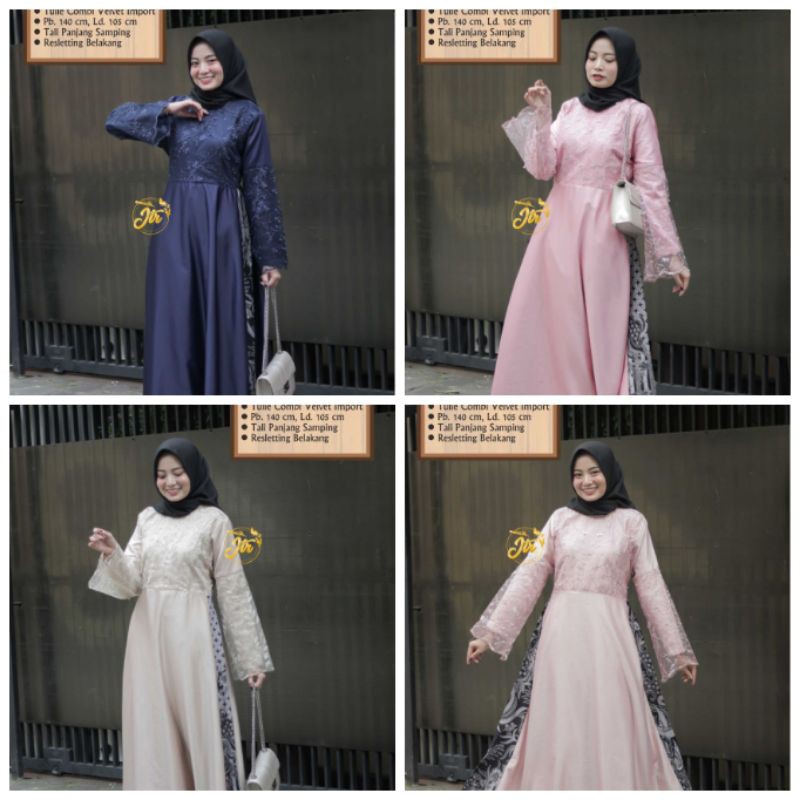 gamis brokat gamis pesta gamis brokat murah gamis broklat gamis tile gamis modern gamis terbaru