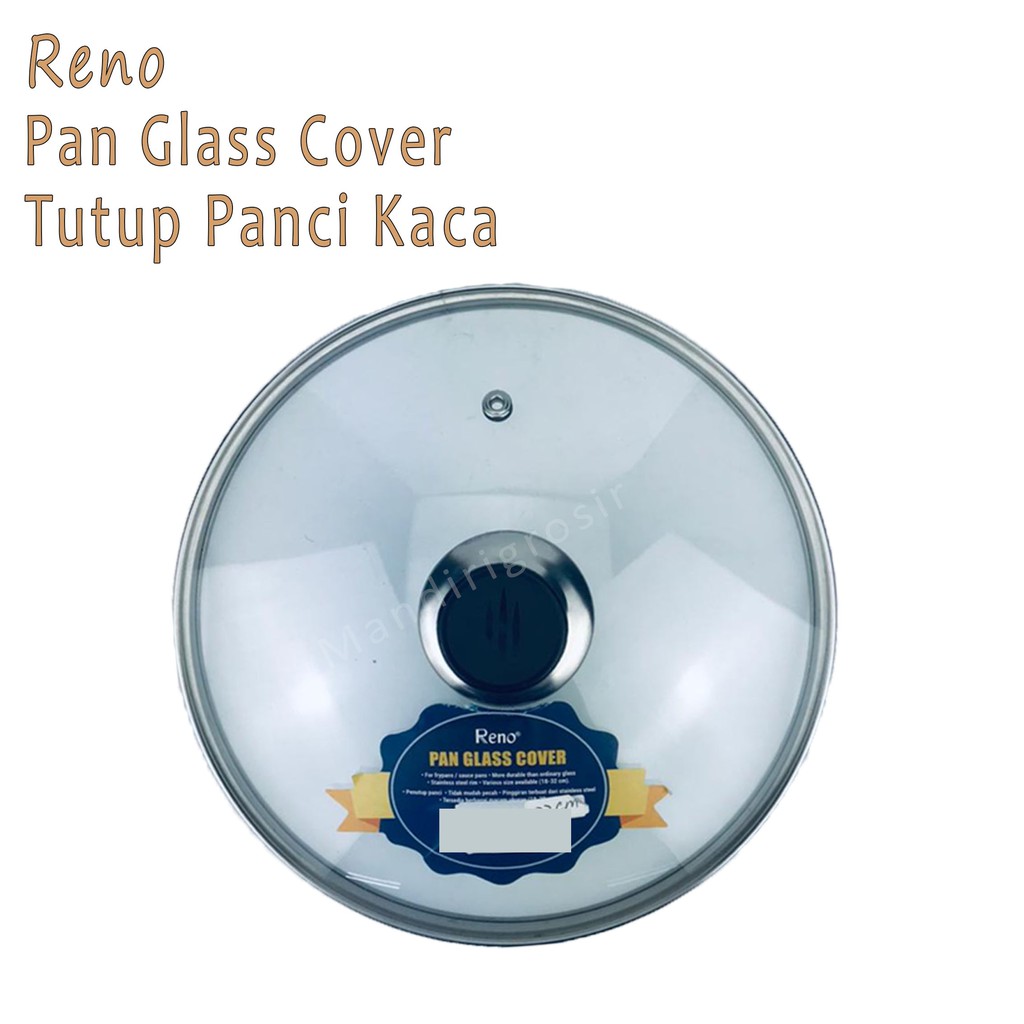 Pan Glass Cover *Reno * Tutup Panci Kaca * 26cm