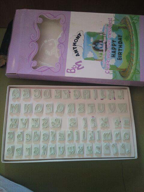Jem Alphabet Cutter Kw Cetakan Huruf Fondant Puding