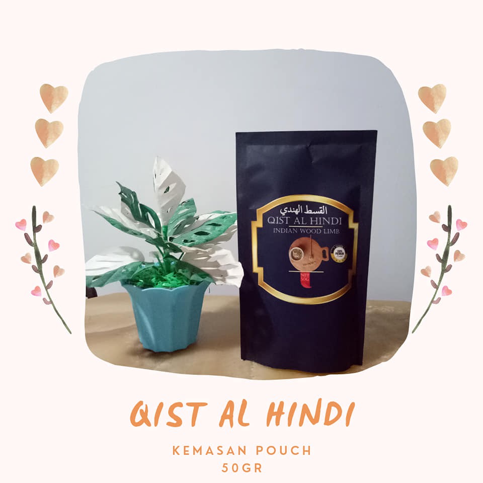 QIST HINDI / QIST AL HINDI / AL QUST AL HINDI / QUSTHUL HINDI / PACKING POUCH 50 GR