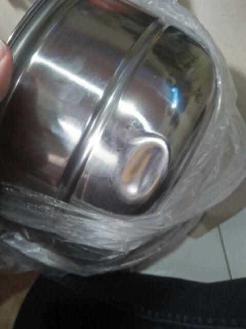 Panci Kingko Set Isi 5 Pcs + 2 Steamer Kukus Kukusan Pengukus Stainless Steel