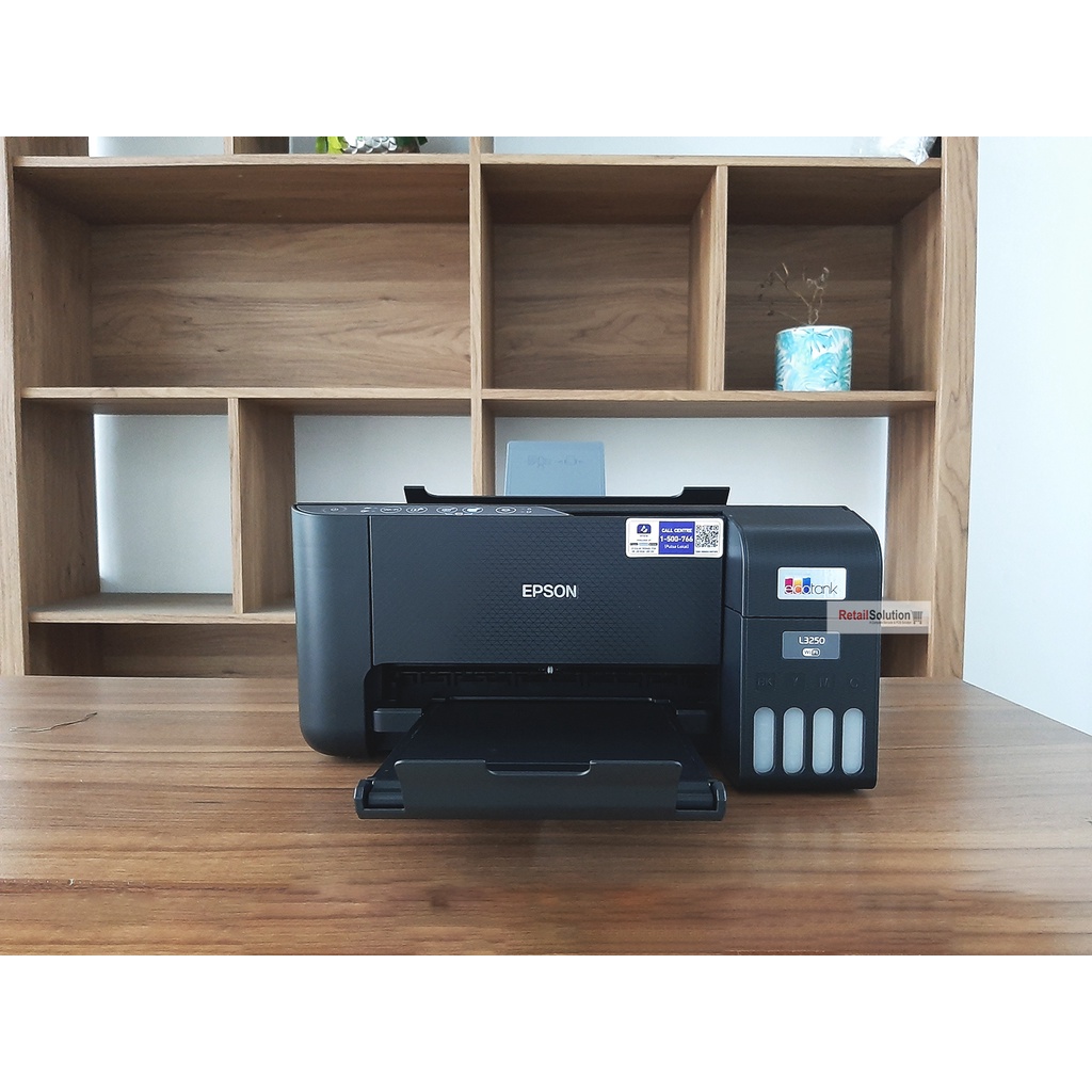 Printer AIO PSC Scan Fotocopy A4 WiFi - Epson L3250 Infus Tanki Warna