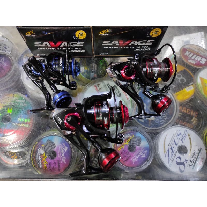 Reel Pancing utecate Savage 2000 3000 dan 4000
