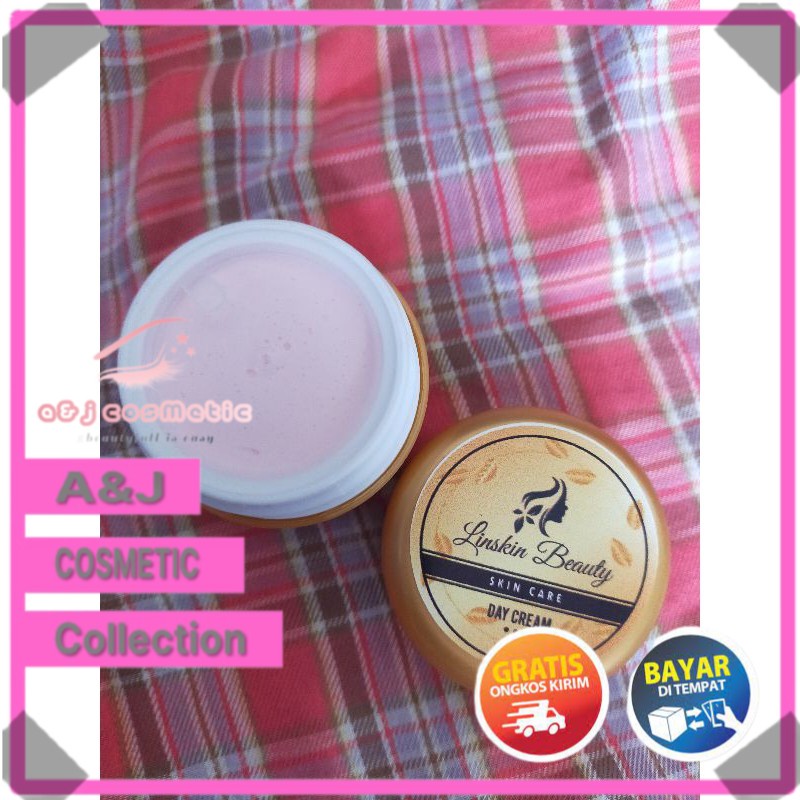 Linskin beauty skincare Cream Siang Paket All in OnePerawatan Cream Pemutih Wajah Glowing Anti Jeraw