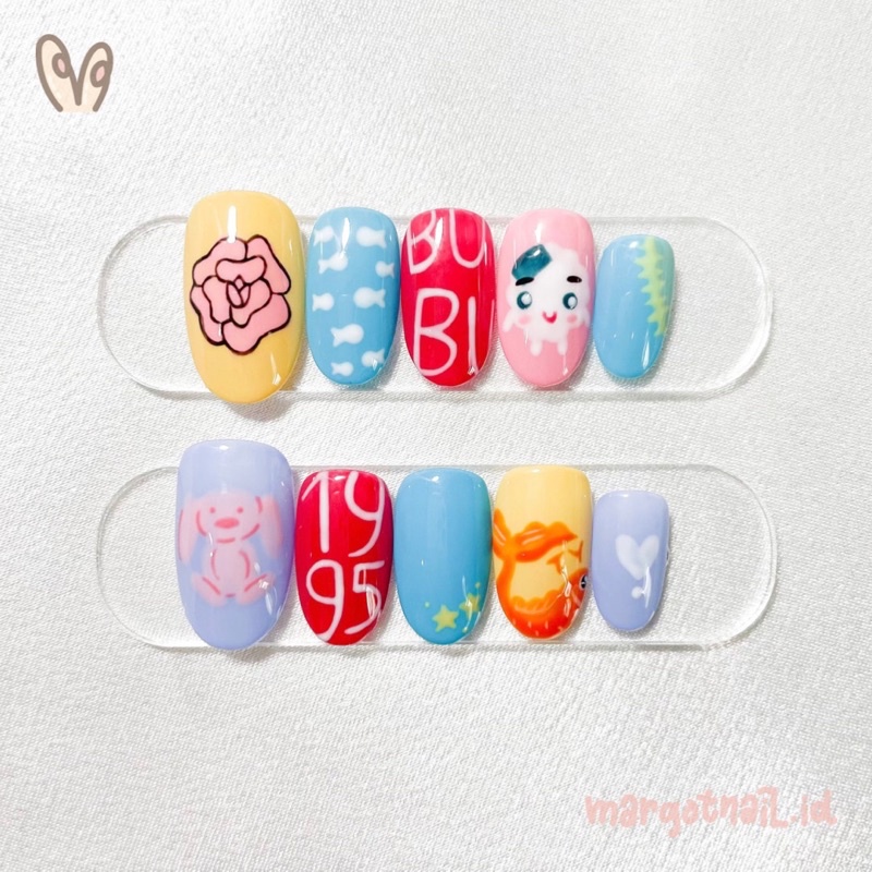 NCT TAEYONG FAKE NAILS