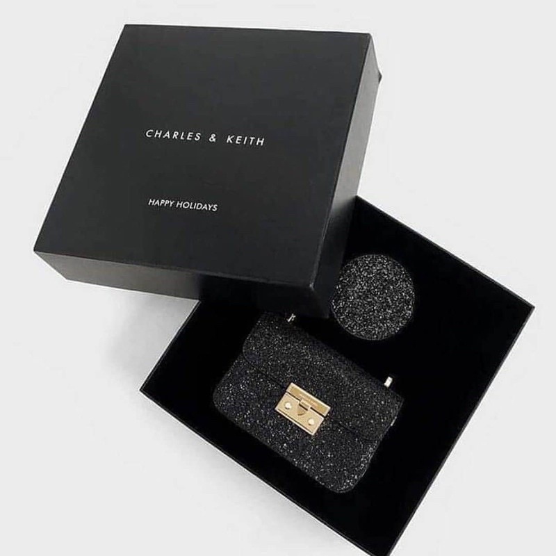 Charles and Keith Holiday Gift Set Tas Selempang Shoulder bag Sling Bag Tas Bahu Tas Wanita Murah Ta