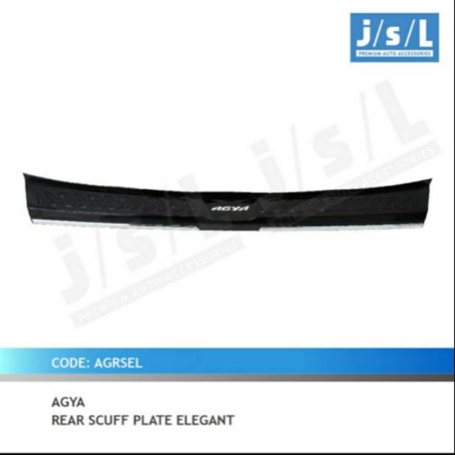 Sillplate belakang mobil Agya/Ayla model elegant jsl