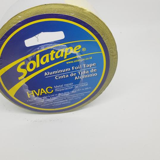 

✴ LAKBAN ALUMUNIUM/FOIL TAPE 2"INCH -SOLATAPE-MURAH DAN BERKUALITAS ♩