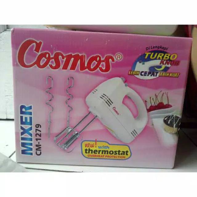 COSMOS HAND MIXER CM 1279 175 Watt &amp; Hand Mixer Scarlett 7 speed otomatis