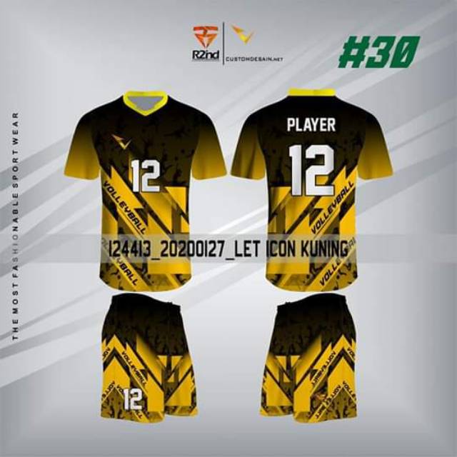 Baju voli baju bulu tangkis printing original regarsport