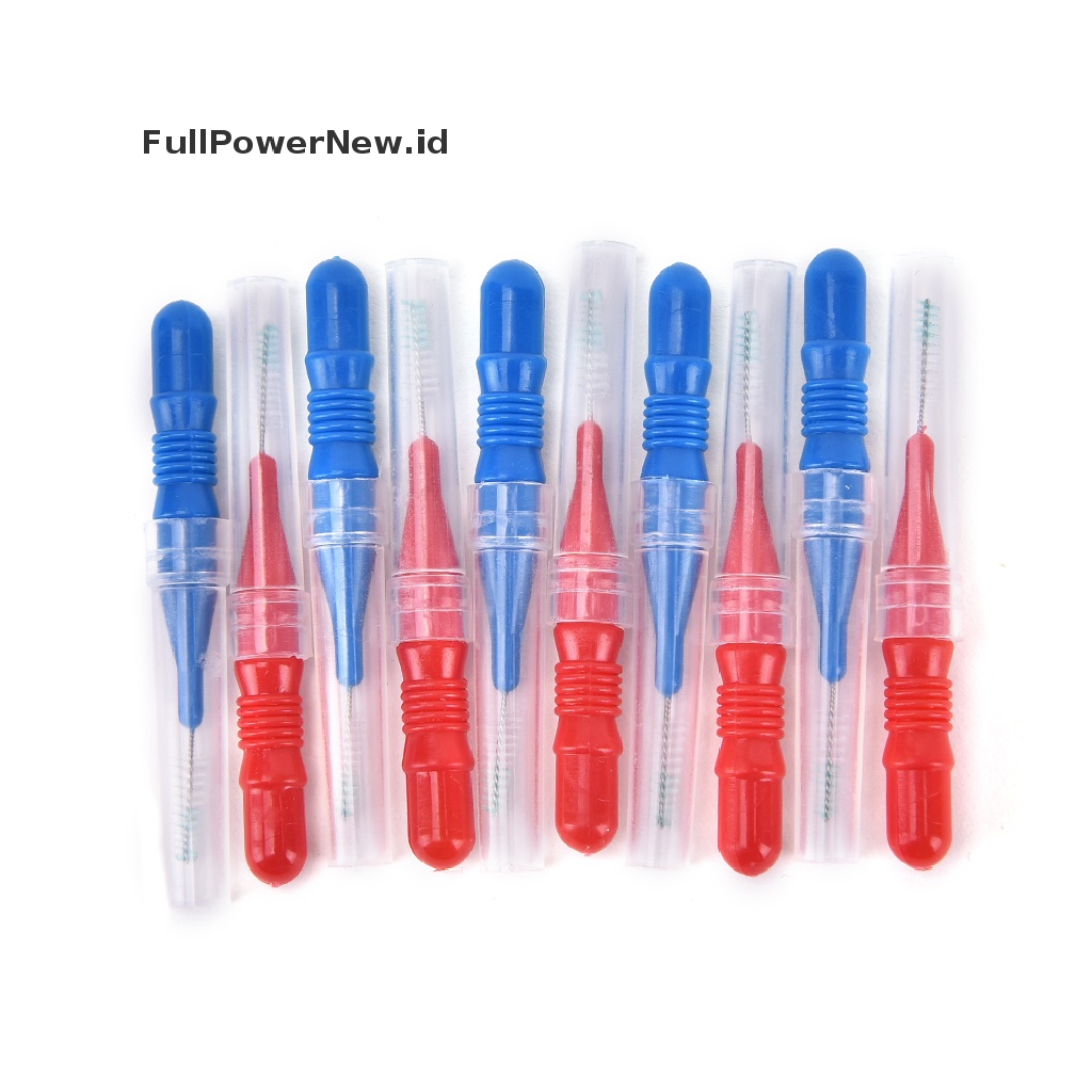 [Full] 50X Clean Tooth Floss Head Hygiene Dental Plastic Interdental Brush Toothpick .