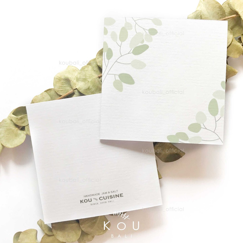 

KOU CUISINE - Greeting Card / Kartu Ucapan