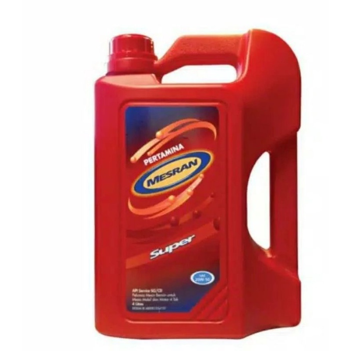 NEW OLI MESRAN SUPER SAE 20W-50 4LITER GALON [terbaik][terlaris]