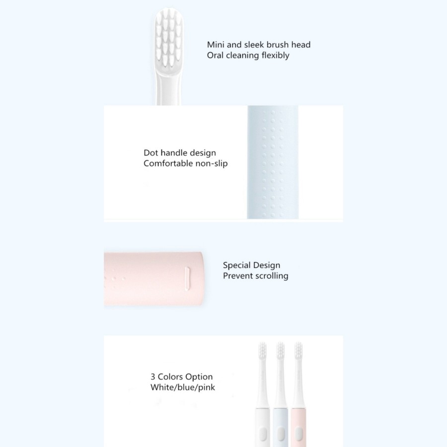 MIJIA SONIC ELECTRIC TOOTHBRUSH T100 - Sikat Gigi Elektrik