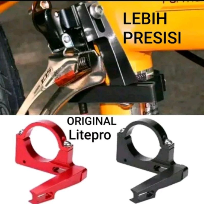 Adaptor Adapter Clamp klemp fd hanger litepro tern dahon broadwalk Vitesse vybe speed eco klem clemp braze on seli sepeda lipat folding bike