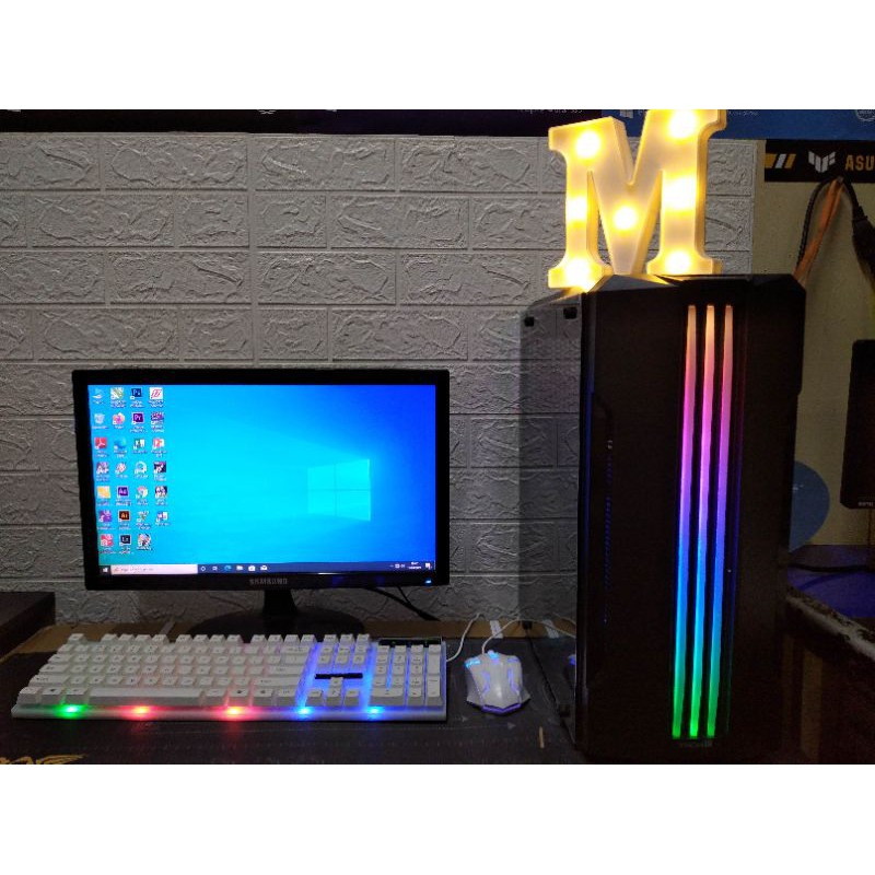 Pc Gaming New Fullset Core I5 8gb Vga 2gb Led19inc Shopee Indonesia