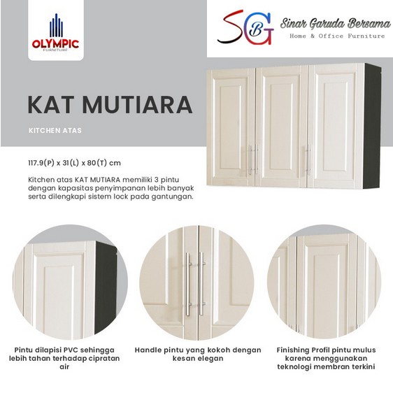 Kitchen set / Lemari gantung lemari dapur 3 pintu Olympic