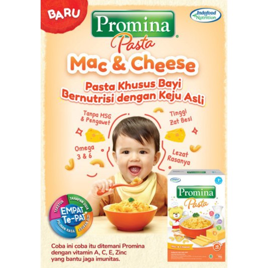 Promina PASTA KEJU Mac n Cheese mpasi / pasta keju bayi / pasta keju