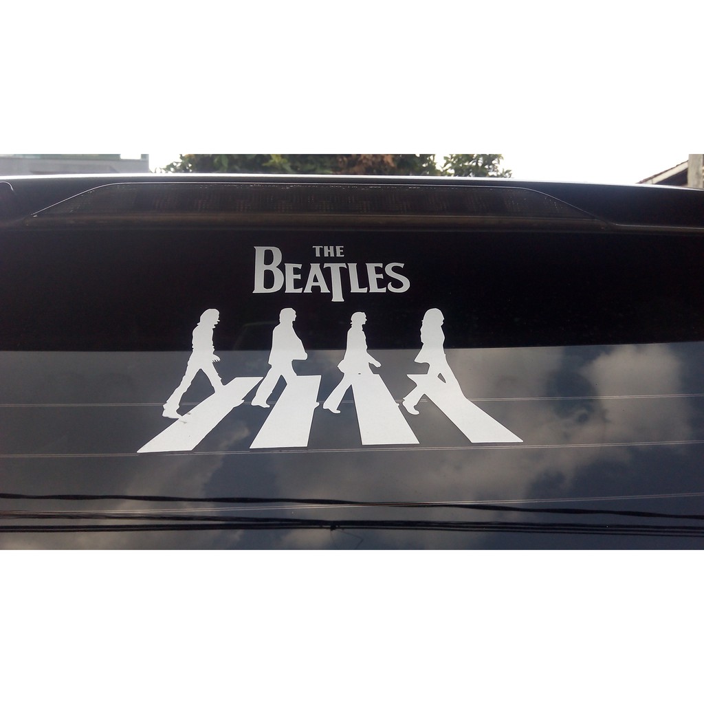 

cutting sticker the beatles abbey road