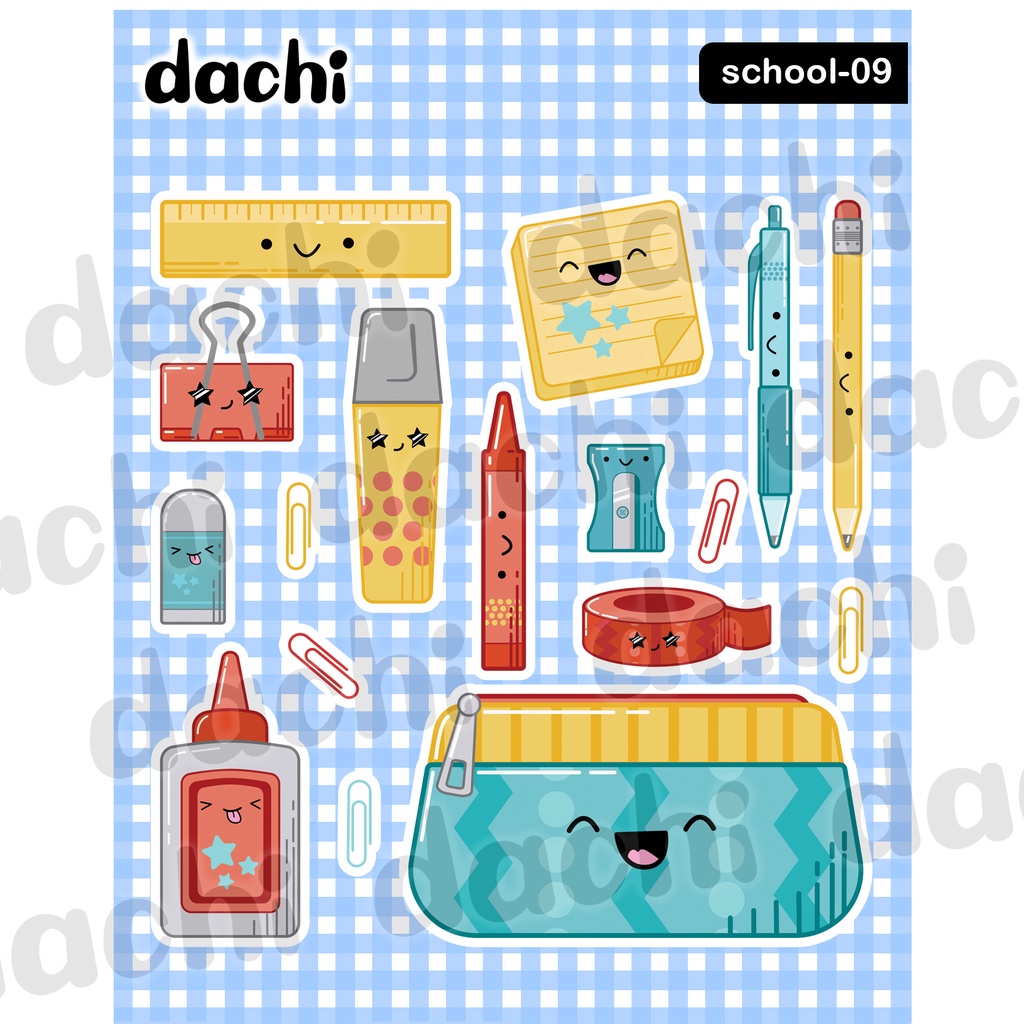 

Dachi Stickers School-09 Peel Off