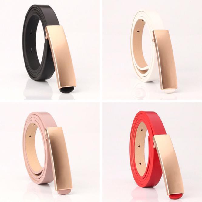 9Hgm Ikat Pinggang Wanita Belt Fashion Korea 4 Warna “Bar” 4Ktx