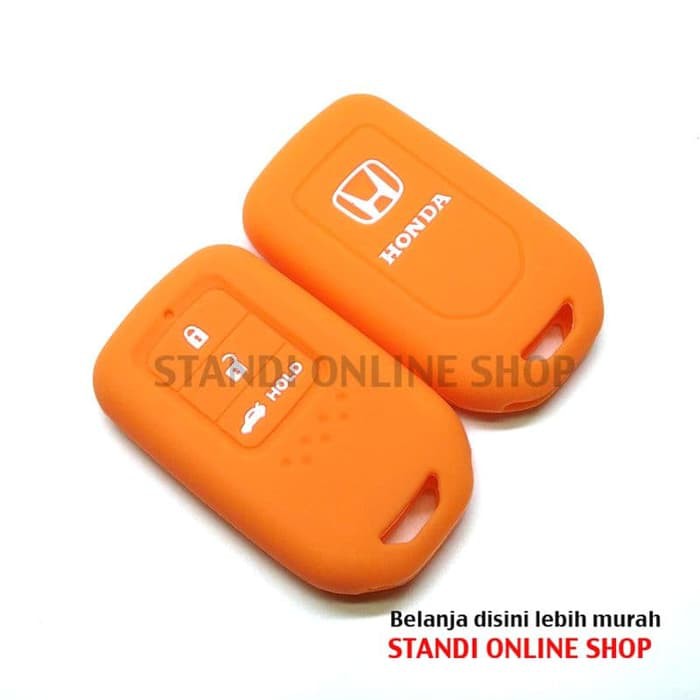 Kondom Kunci Silikon Remote Cover Honda All New CRV Turbo Orange