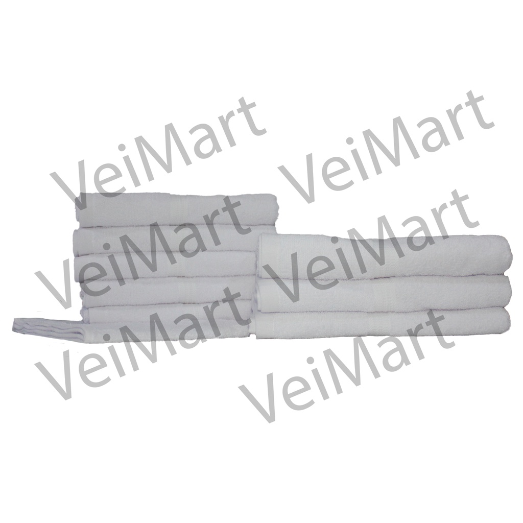 HANDUK PUTIH MANDI MUTIA 50X100CM