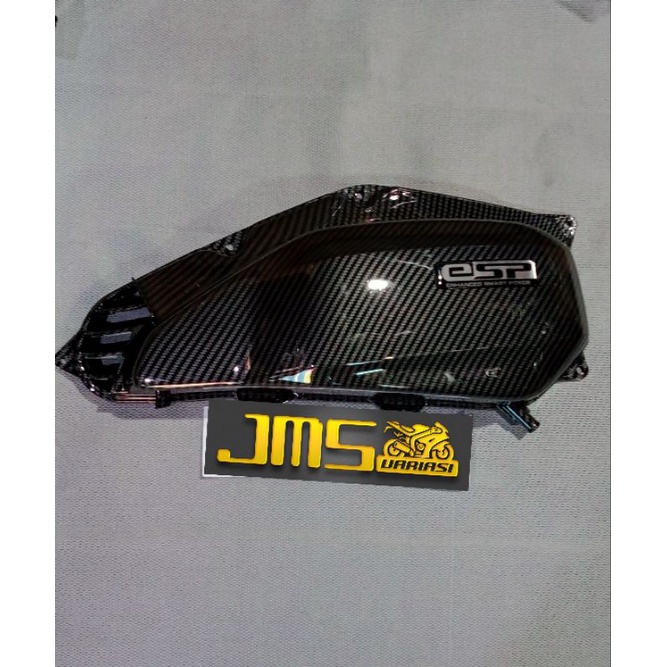 cover tutup carbon cvt dan filter hawa Vario125/150 led new tahun 2018 ke atas zoro