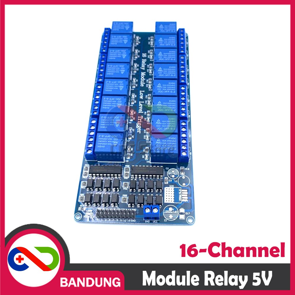 RELAY 5V 16 CHANNEL OUTPUT 250VAC 30VDC 10A WITH OPTOCUPLER