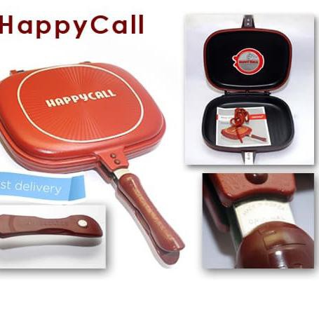 diskon> HAPPY CALL DOUBLE PAN 32 CM KULIT JERUK ORIGINAL / HAPPYCALL / HAPPY CALL DOUBLE PAN .,.