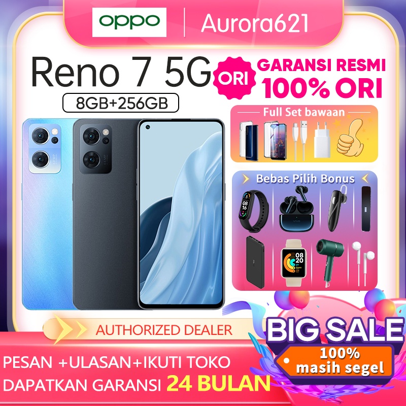 OPPO Reno 7 5G RAM 8/256 RAM 8GB ROM 256GB NFC 65W SuperVOOC Bokeh Flare Video MediaTek Dimensity 900 Garansi Resmi medukung cicilan Oppo reno 7 pro 2022 Oppo 7z 5g Oppo Reno hp oppo reno 7 pro 2022 oppo reno 7