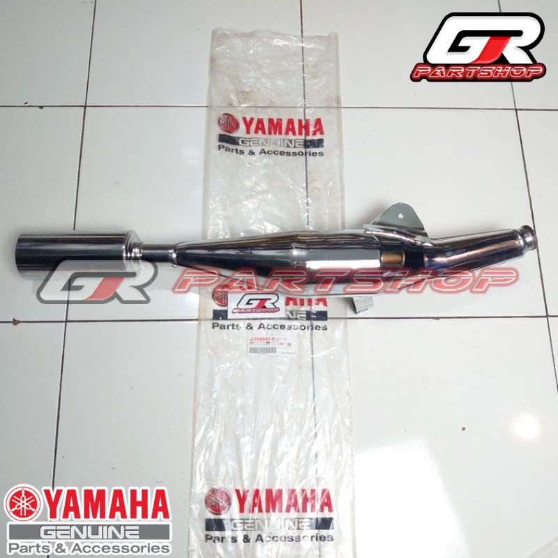 knalpot silencer f1zr ori ygp fizr fiz f1z r chrome perut exhaust ekshaust muffler mufler kenalpot original yamaha