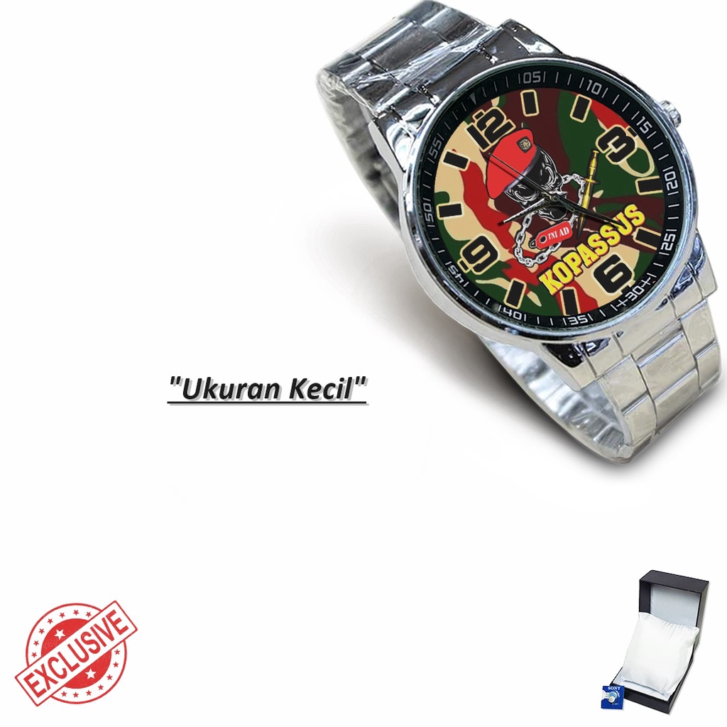 Jam Tangan Rantai Couple KOPASSUS TNI AD - 1 (Limited Edition)