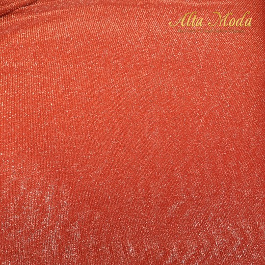 

Alta Moda Lycra Stretch Strech Lurex Shining Dark Orange (1M)