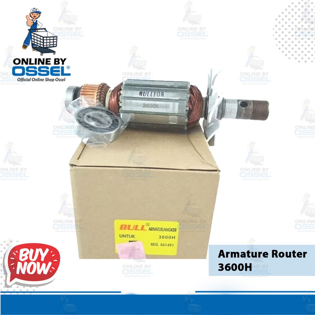 Armature Angker Router Bull 3600H