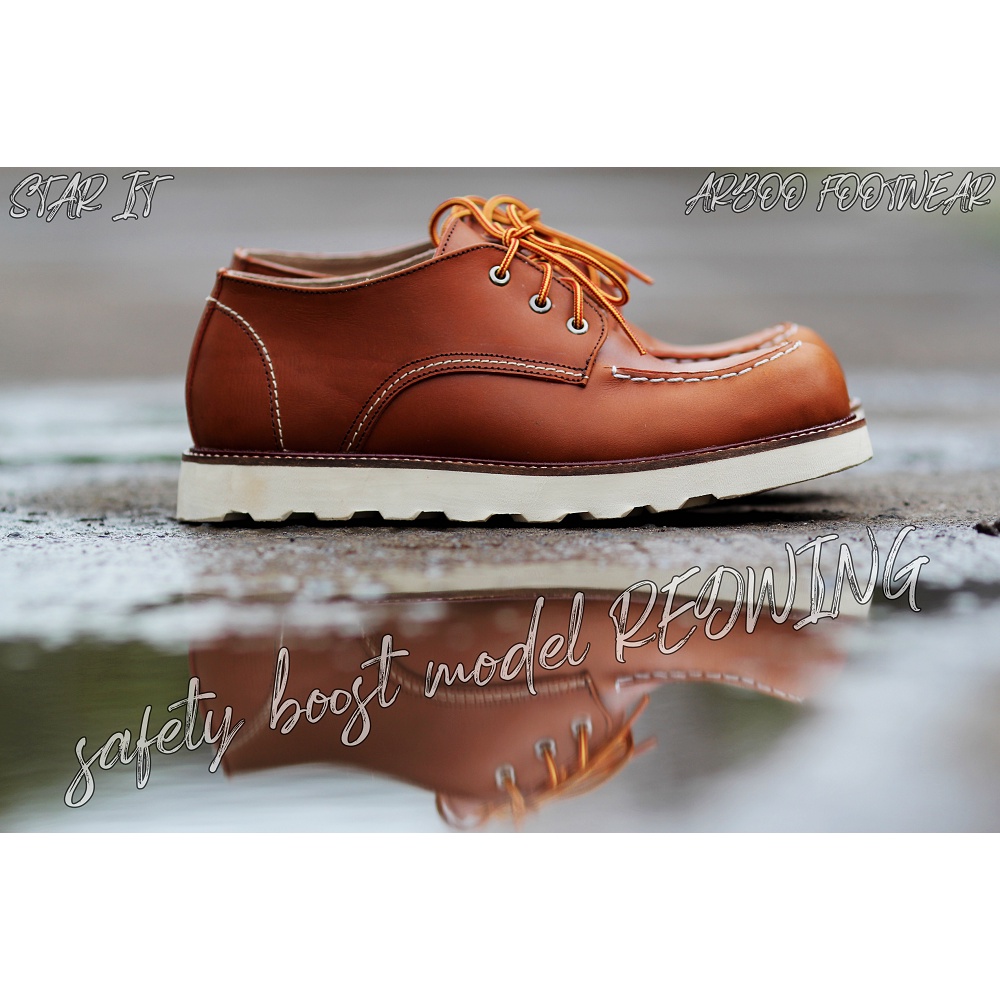 Sepatu boots model RD 4.0inc SEPATU PRIA KULIT MAHAL KULIT SAPI ASLI JAITAN RAPIH