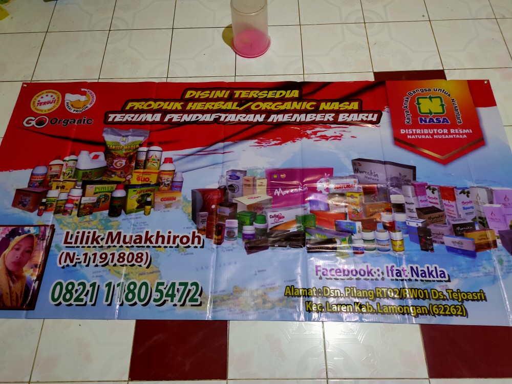 Spanduk Banner Agen Nasa Shopee Indonesia