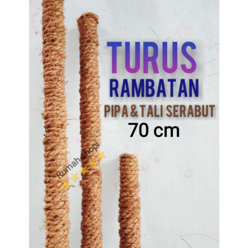 turus penyangga tanaman rambat  turus tali serabut kelapa 70 cm turus rambatan turus tanaman turus p