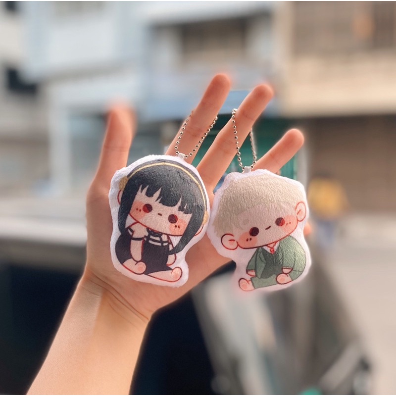 Spy x Family Plushie Charm Keychain Anya Becky Loid Yor