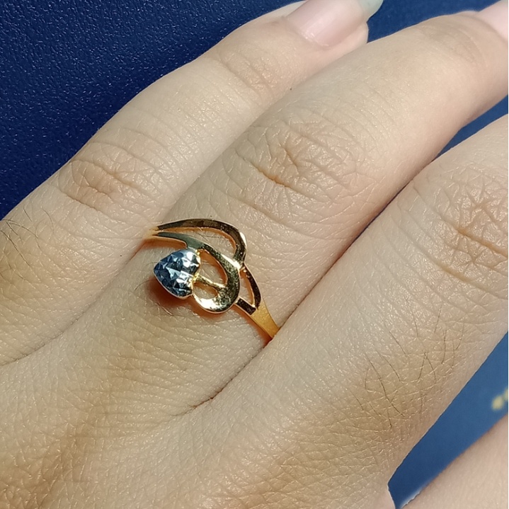 Cincin Emas 17K - 1 gr Kadar 750 - 530