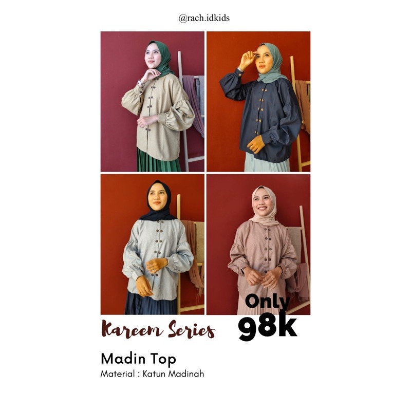 KEMEJA OVERSIZE DEWASA / MADIN TOP