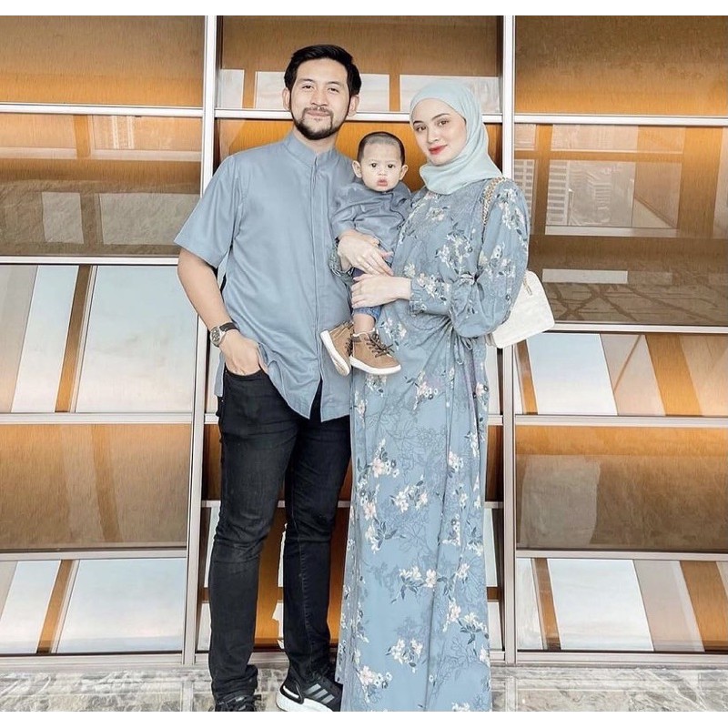 vanillahijab dress L, koko XXL, koko anak 9 thn