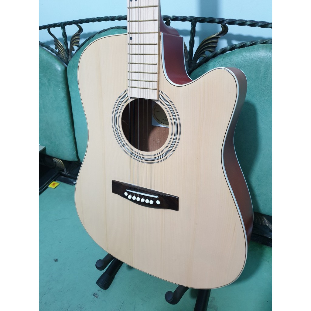 Gitar Akustik Merk Yamaha F310 Natural Neck Maple Sunkay Trusrod Murah Jakarta Pemula